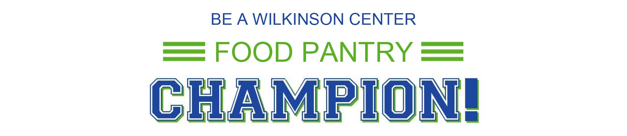 Food Pantry Champion