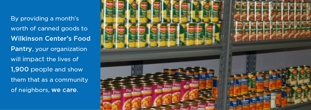 Be a Wilkinson Center Food Pantry Champion